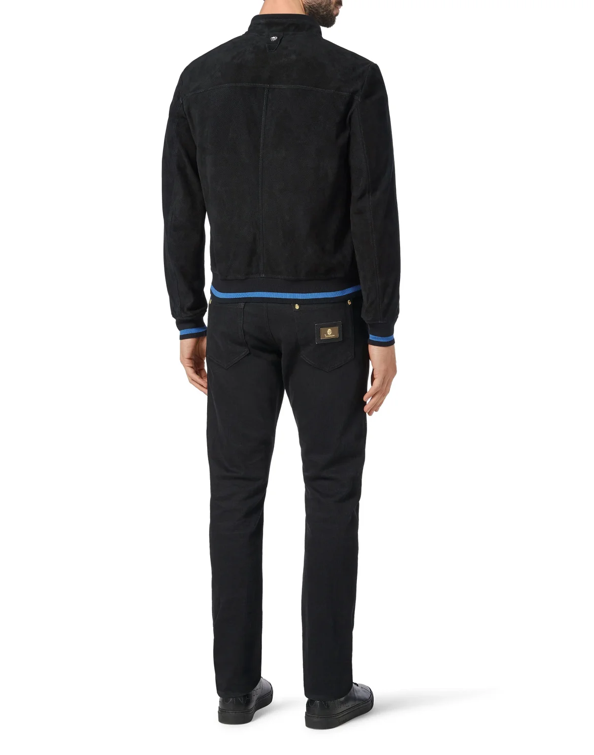 Leather Bomber Members only, цвет: Черный
