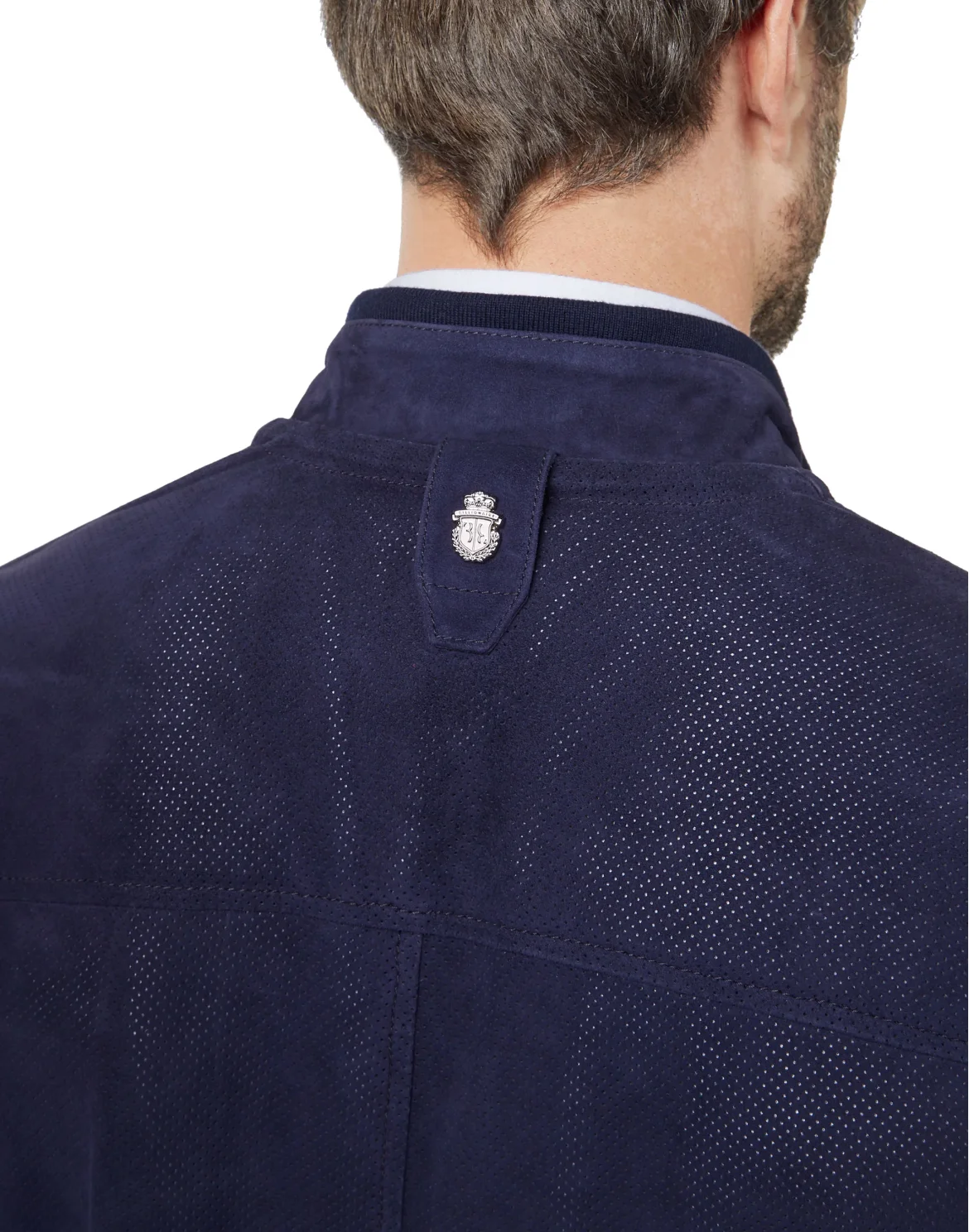 Leather Bomber Members only, цвет: Синий