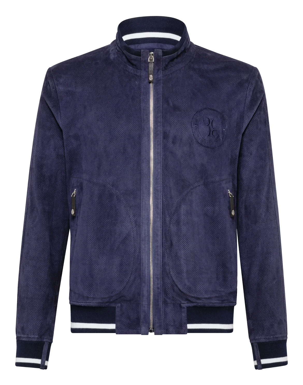 Leather Bomber Members only, цвет: Синий