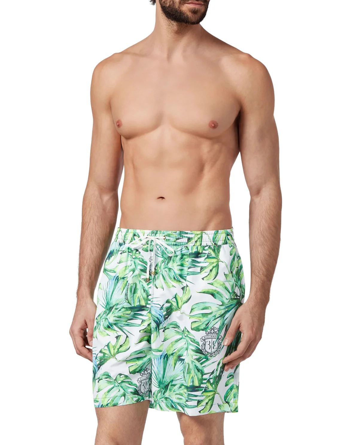 Beachwear Long Trousers Palms, цвет: Белый