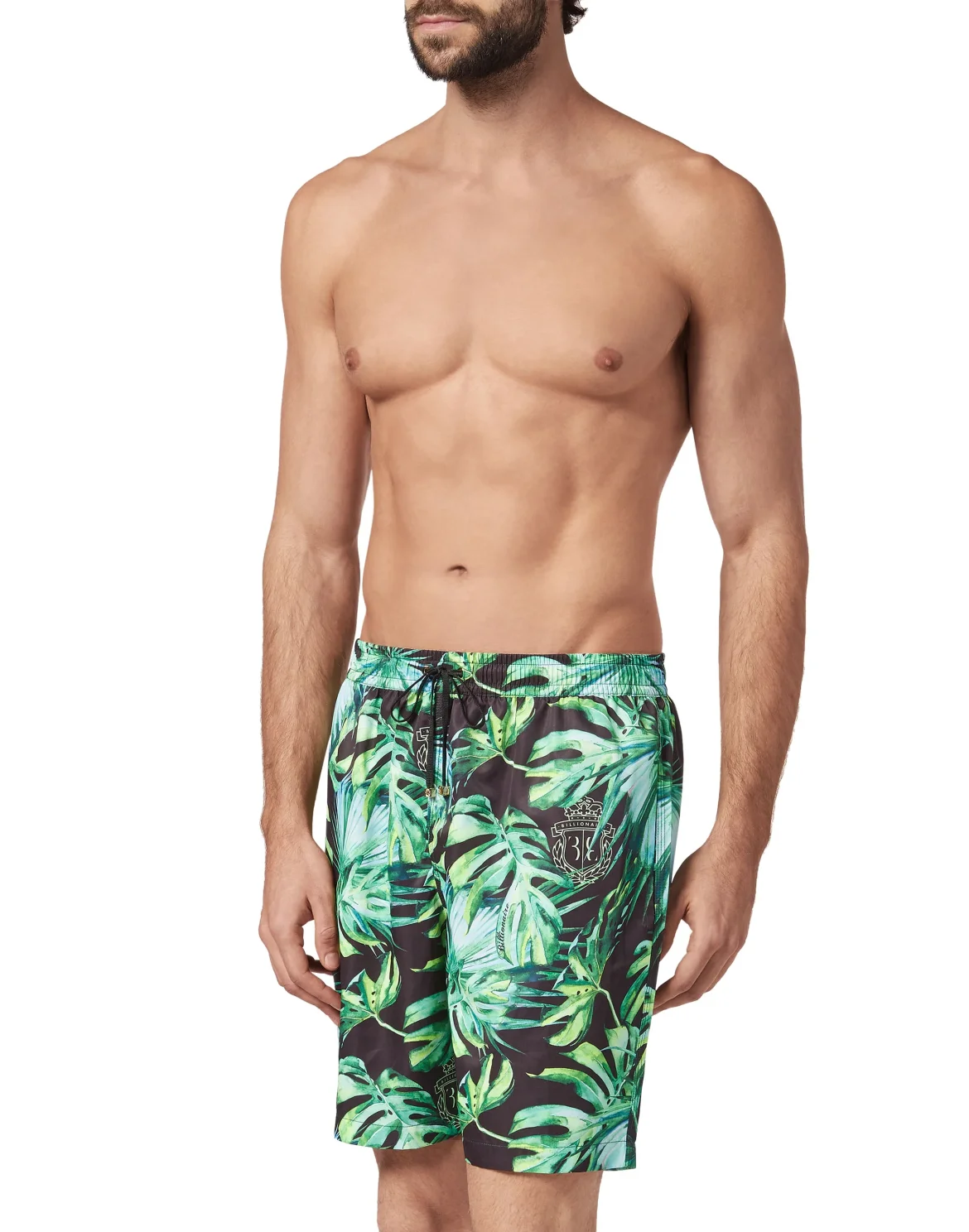 Beachwear Long Trousers Palms, цвет: Черный