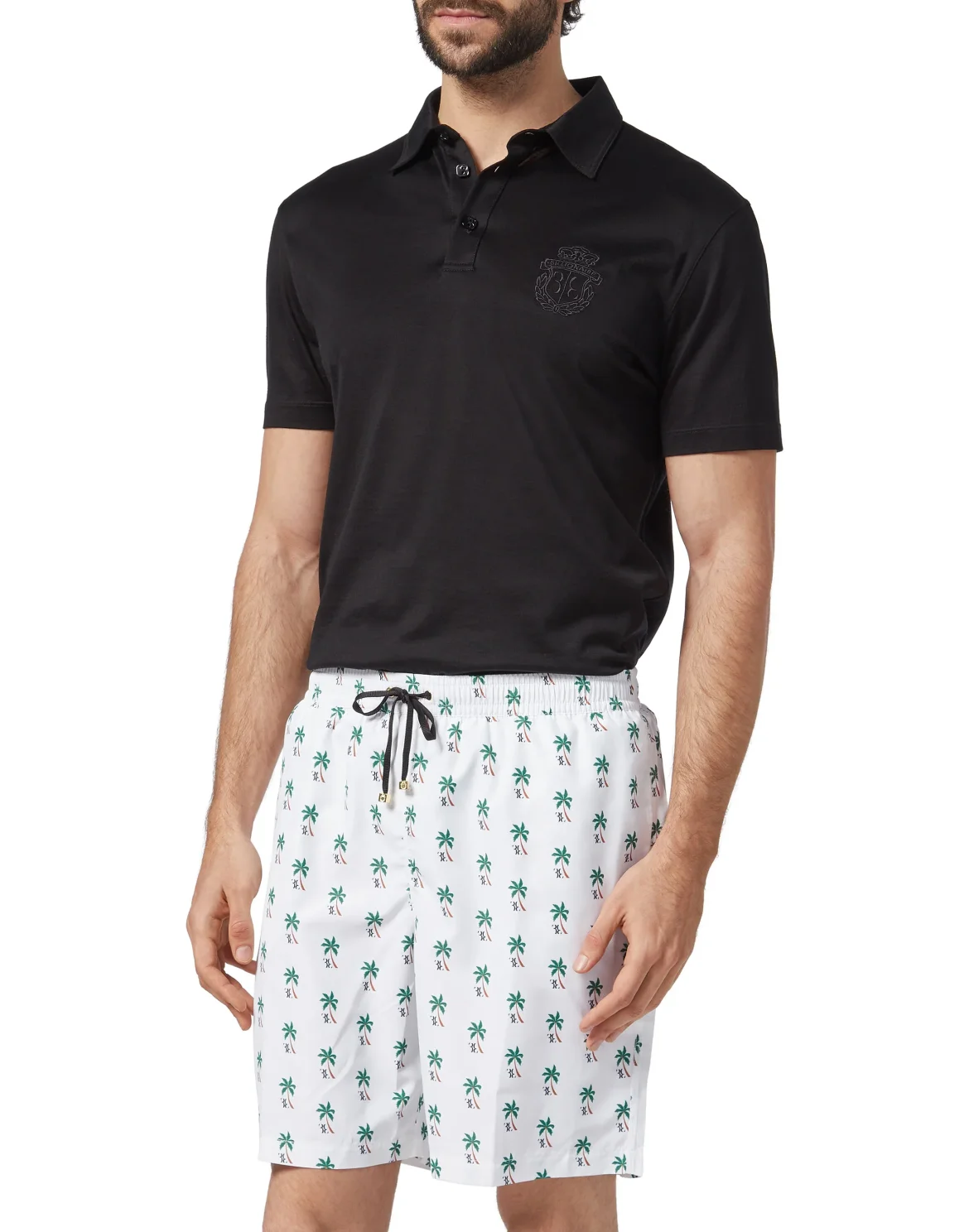 Beachwear Long Trousers Palms, цвет: Белый