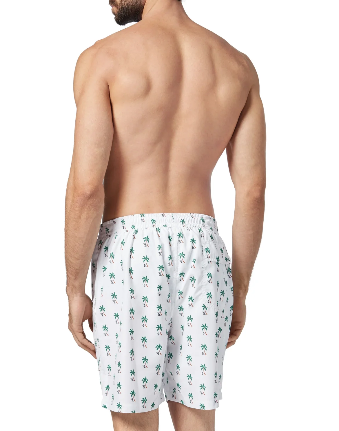 Beachwear Long Trousers Palms, цвет: Белый
