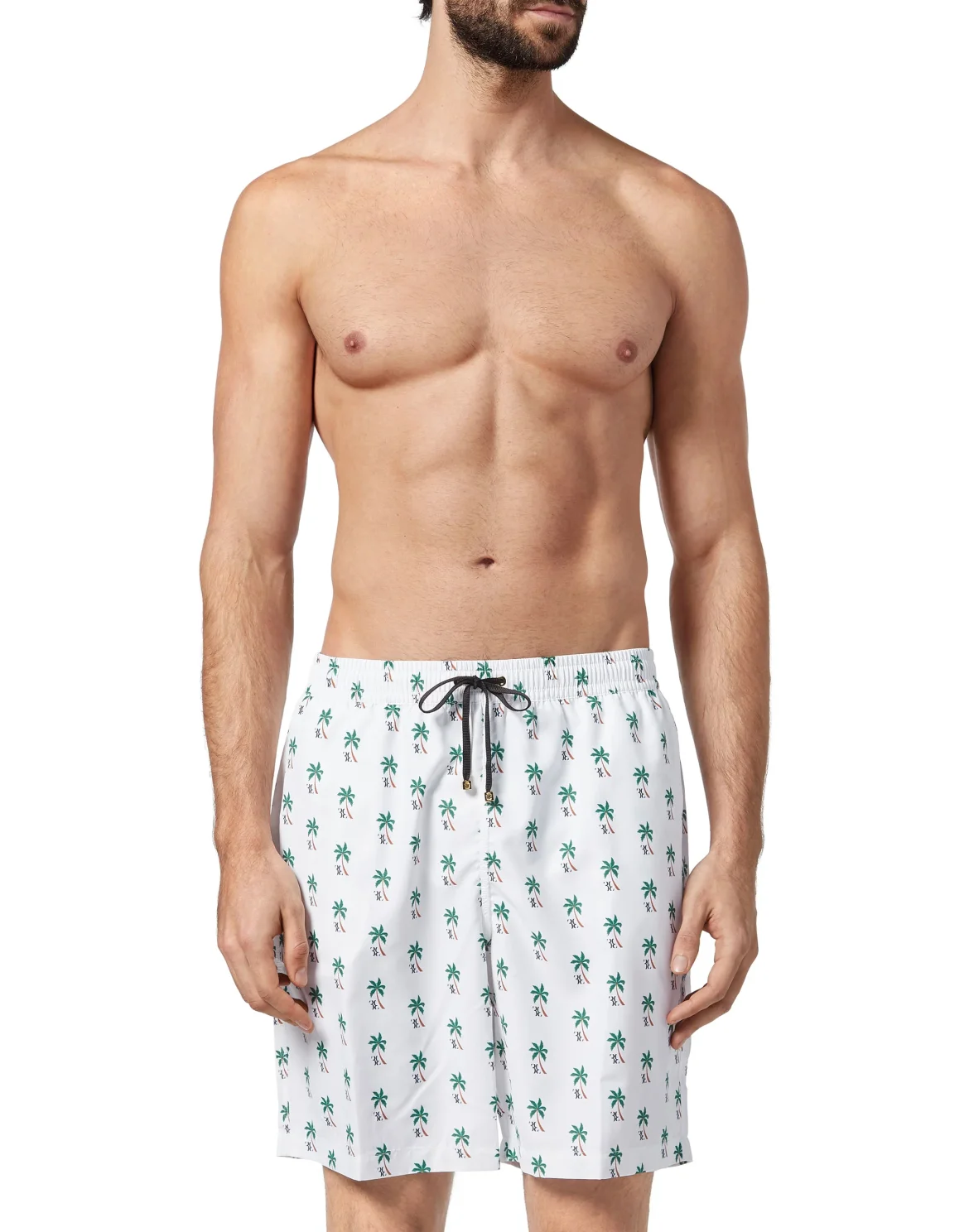 Beachwear Long Trousers Palms, цвет: Белый