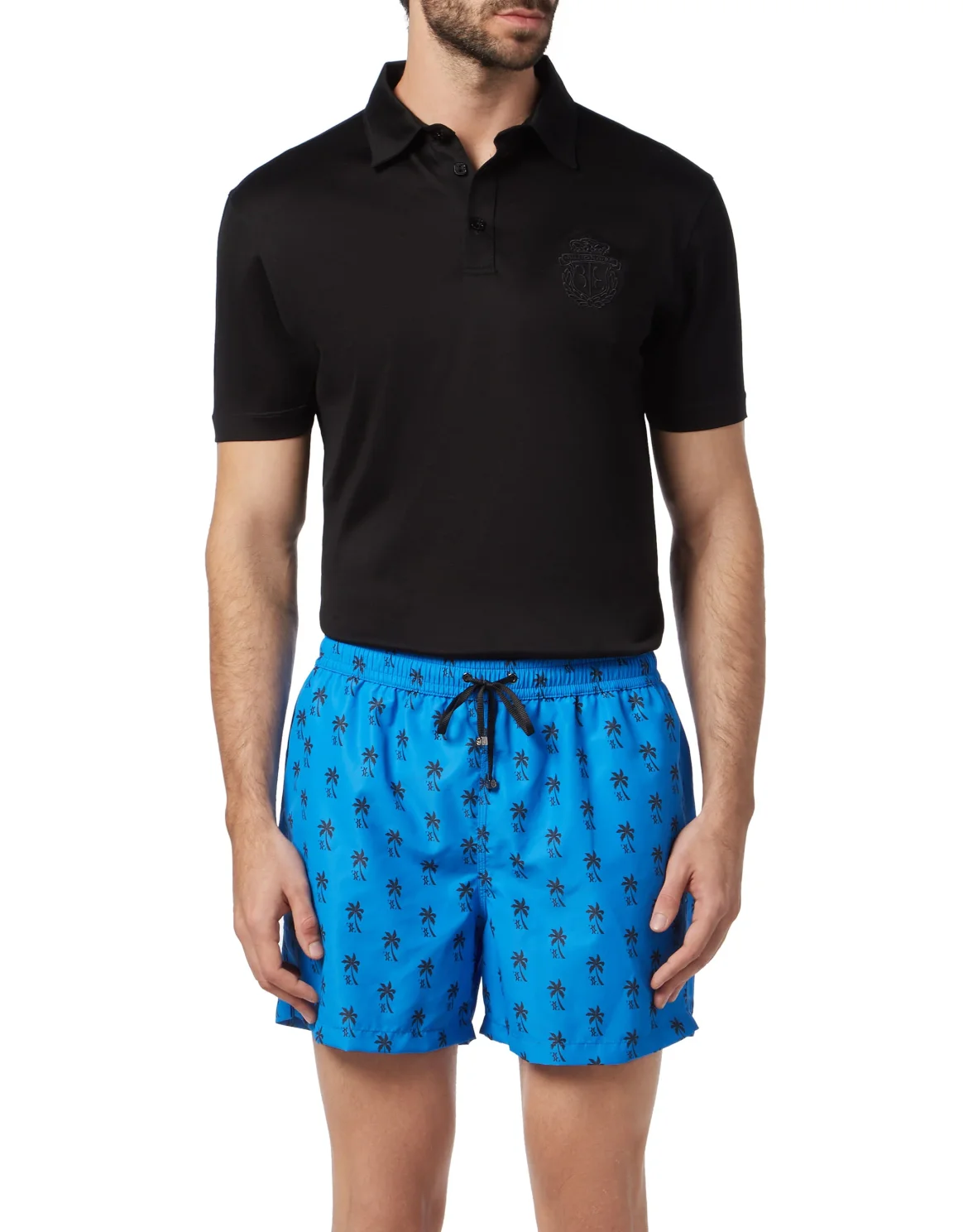 Beachwear Long Trousers Palms, цвет: Синий