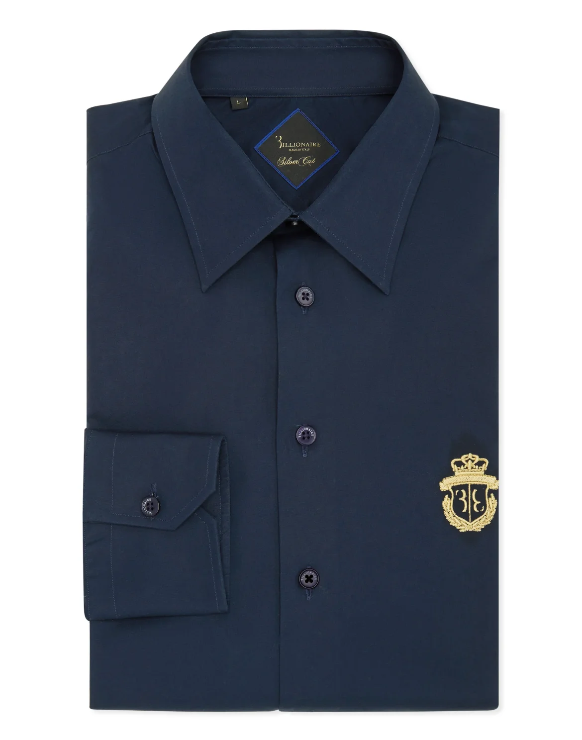 Shirt Silver Cut LS/Milano Crest, цвет: Синий