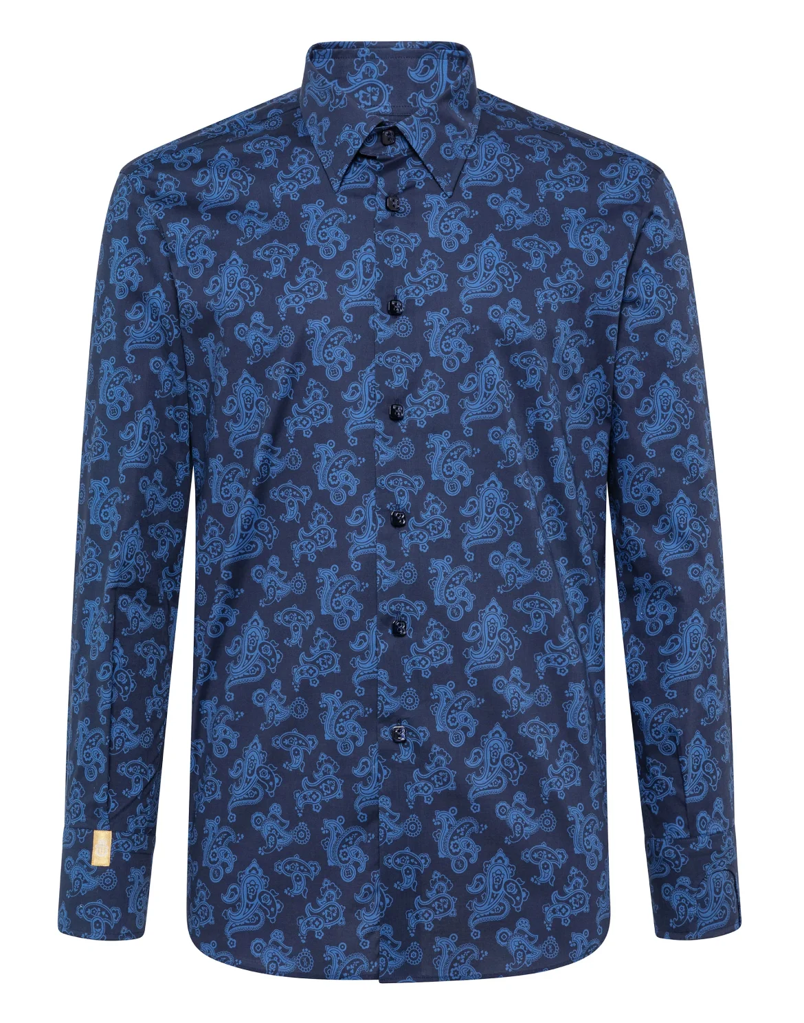 Shirt Gold Cut LS/Milano Paisley, цвет: Синий