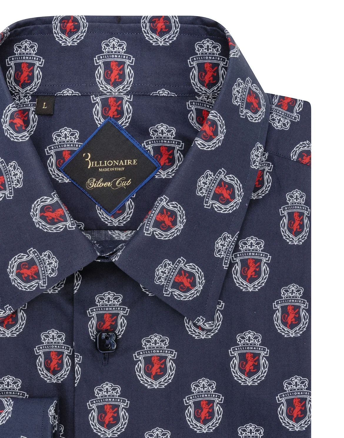 Shirt Silver Cut LS/Milano Lion, цвет: Синий