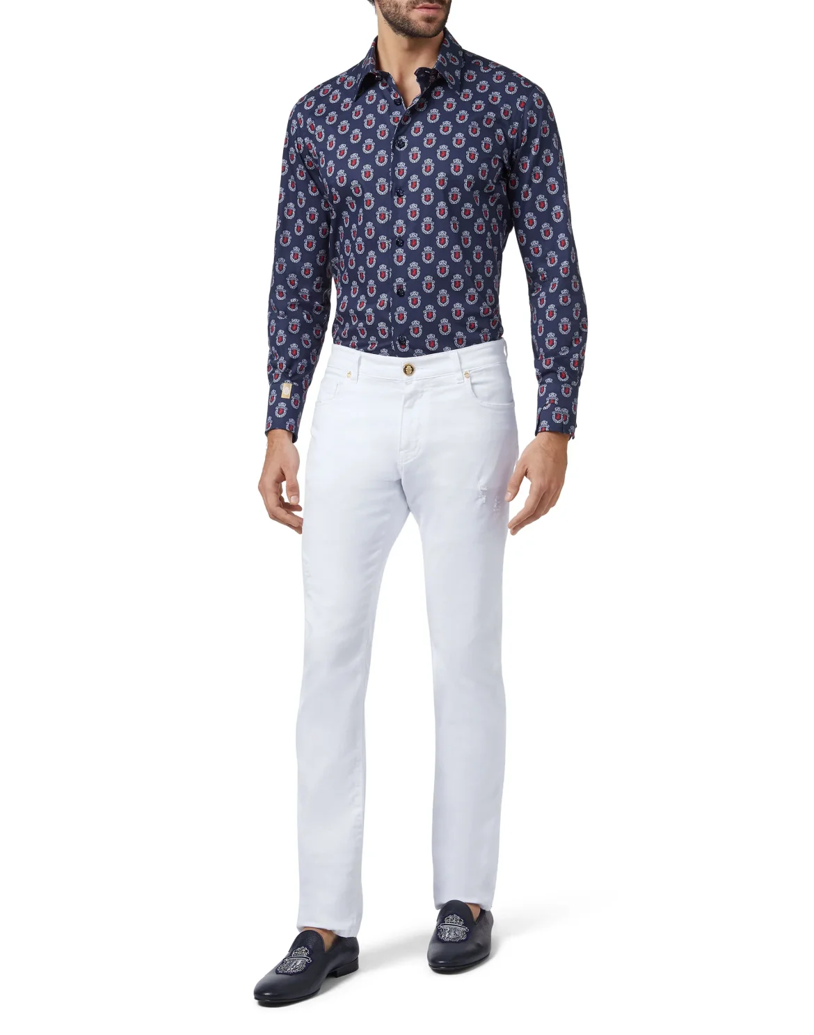 Shirt Silver Cut LS/Milano Lion, цвет: Синий