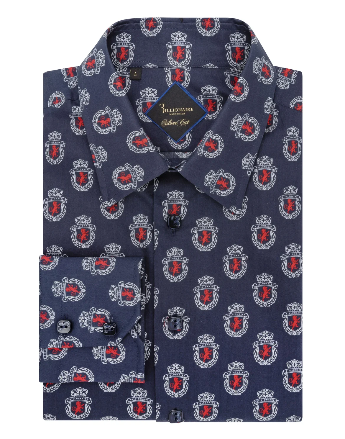 Shirt Silver Cut LS/Milano Lion, цвет: Синий