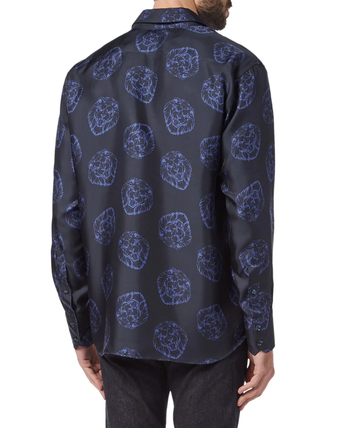 Shirt Gold Cut LS/Milano Baroque, цвет: Синий
