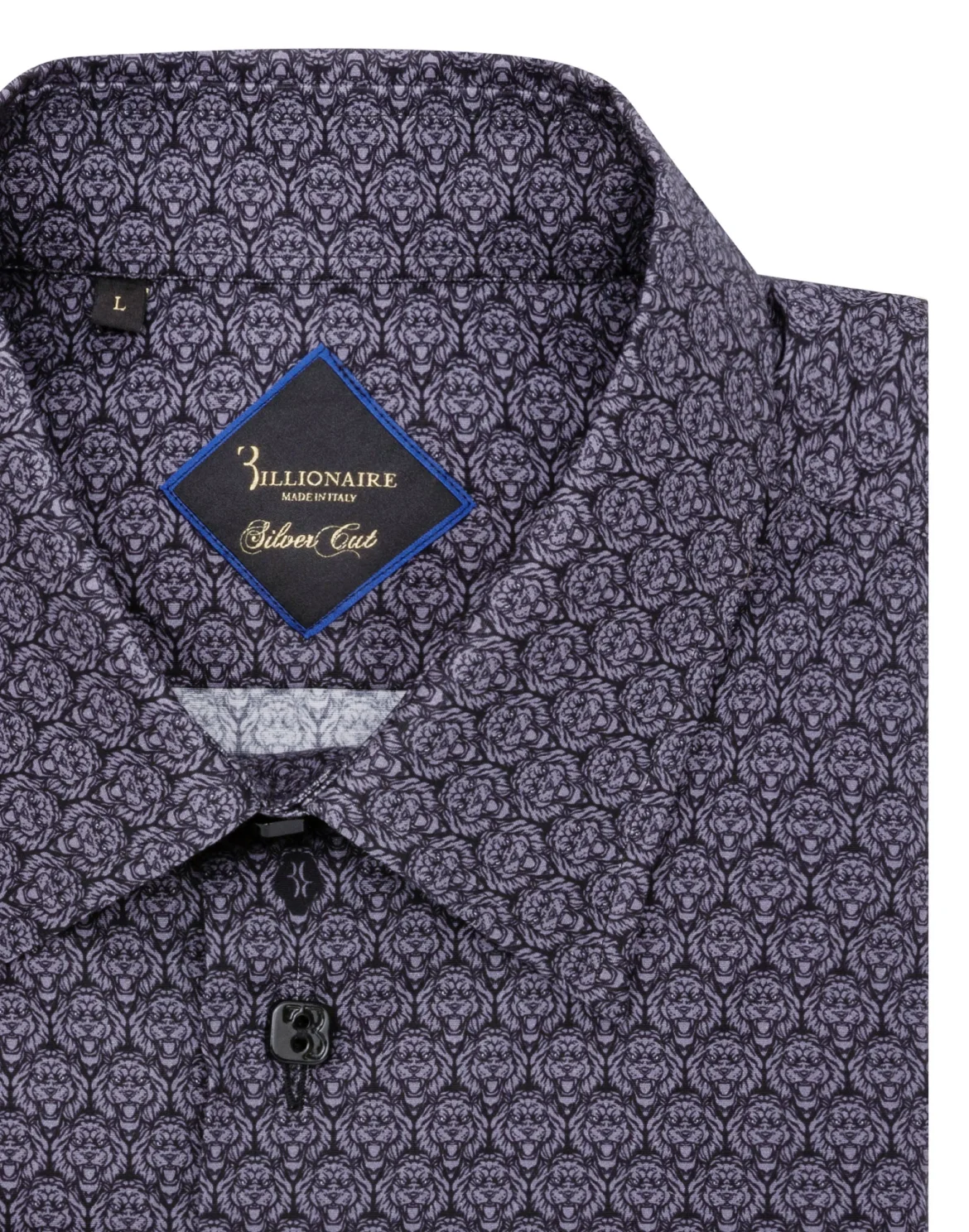 Shirt Silver Cut LS/Milano Lion, цвет: Черный