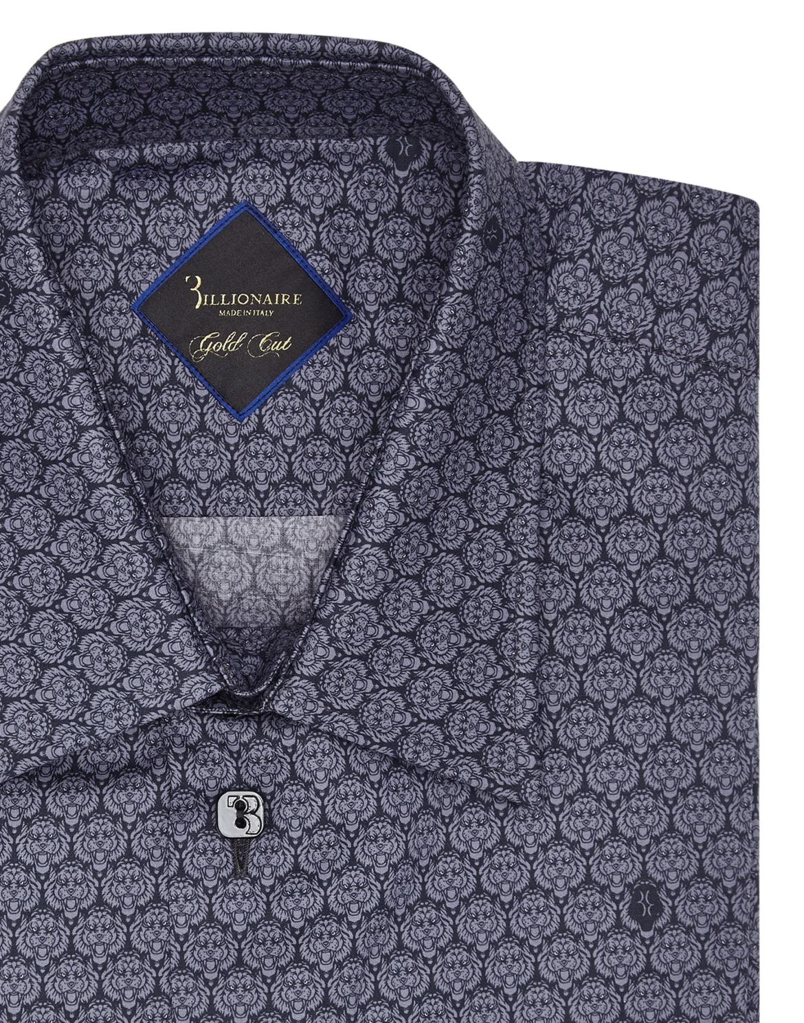 Shirt Gold Cut LS/Milano Lion, цвет: Черный