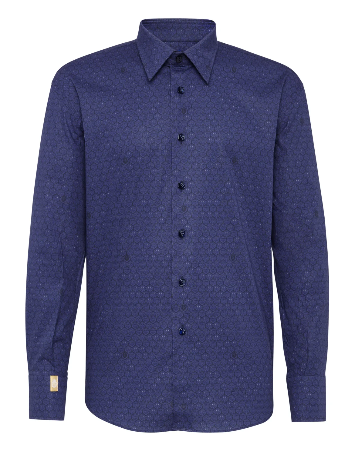 Shirt Gold Cut LS/Milano Lion, цвет: Синий