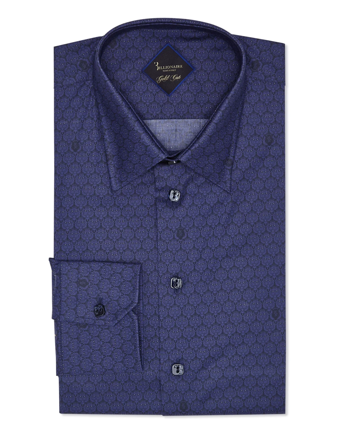 Shirt Gold Cut LS/Milano Lion, цвет: Синий