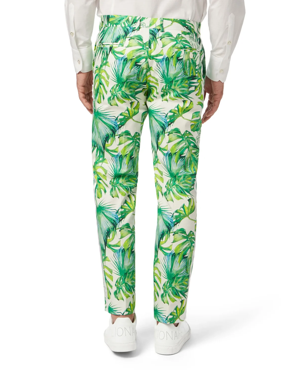 Slim Trousers FS Palms, цвет: Белый