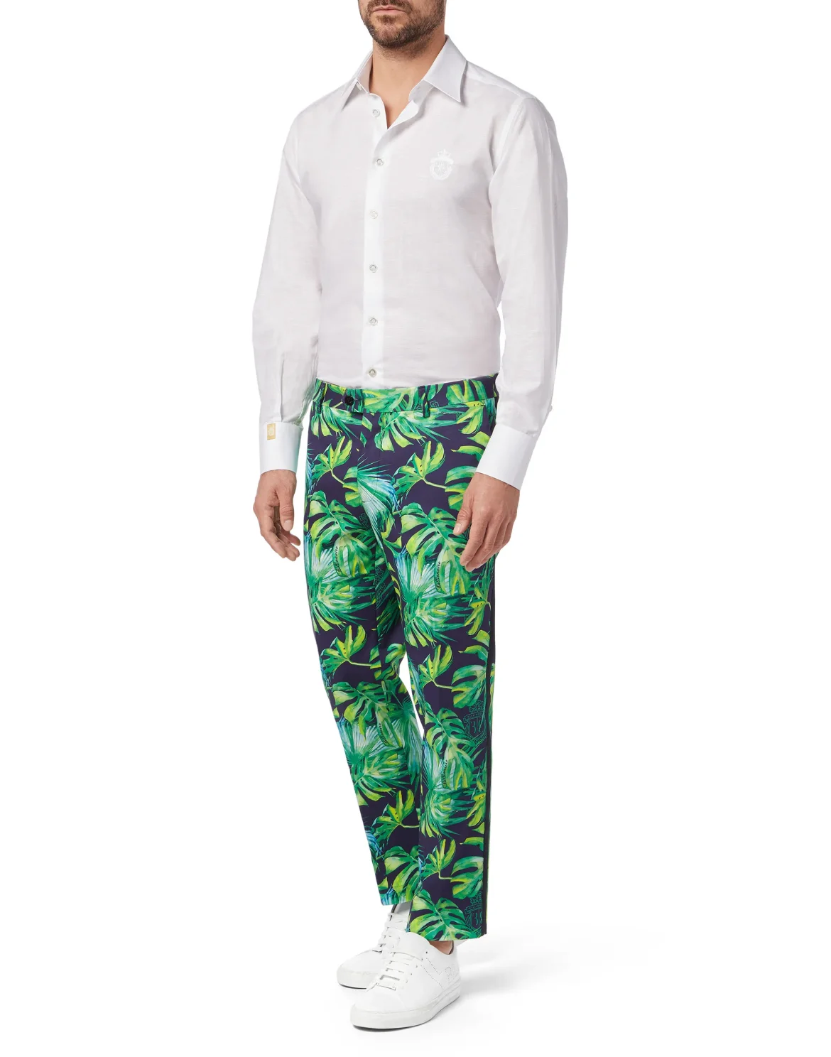 Slim Trousers FS Palms, цвет: Синий