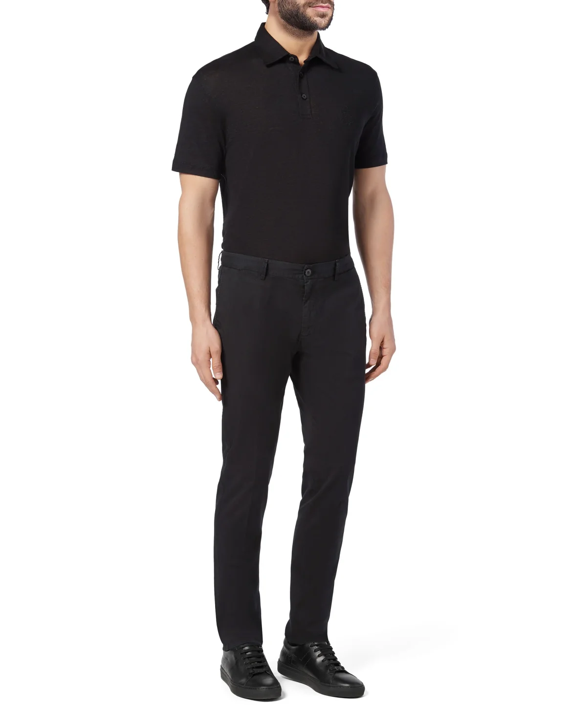 Slim Trousers Chino Double B, цвет: Черный