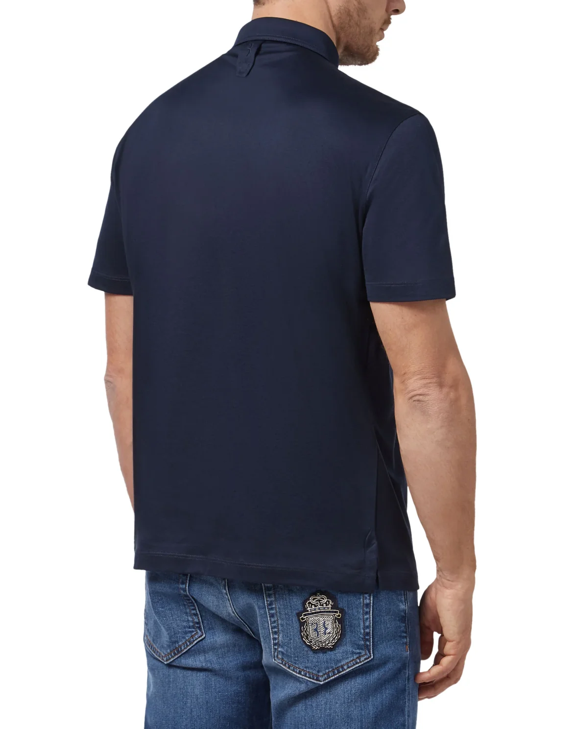 Polo shirt SS Crest, цвет: Синий