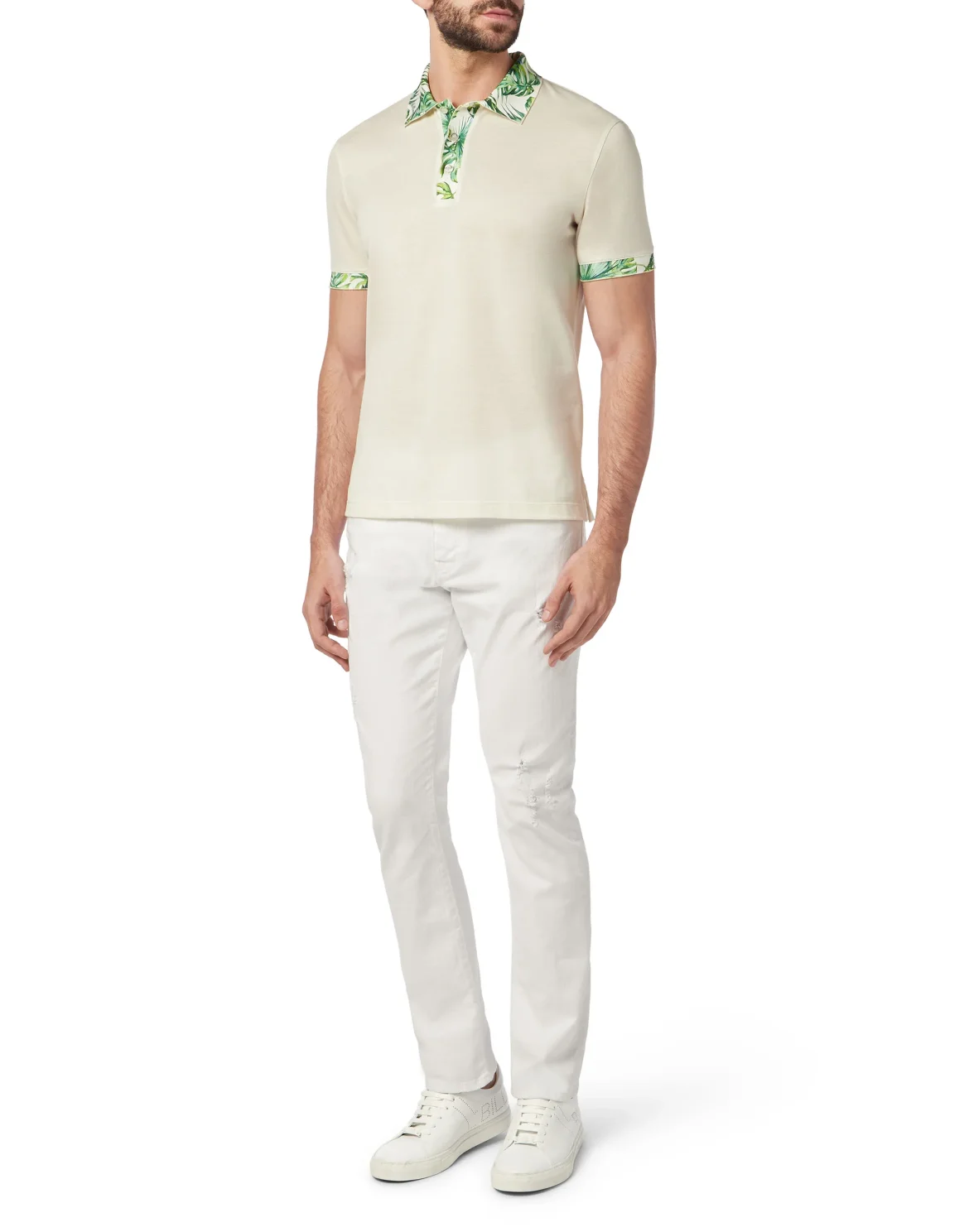 Polo shirt SS Palms, цвет: Белый