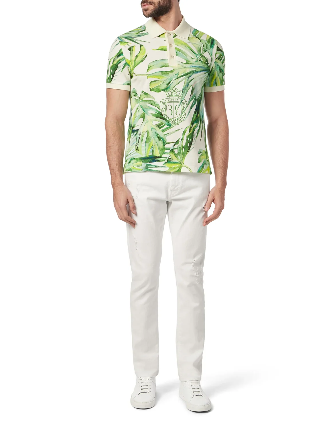 Polo shirt SS Palms, цвет: Белый