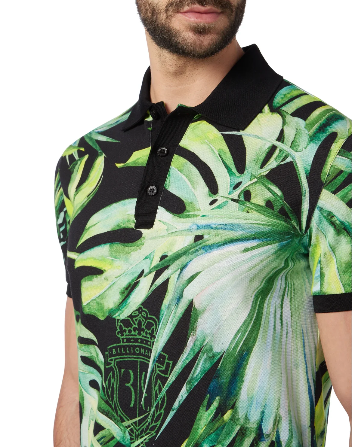 Polo shirt SS Palms, цвет: Черный