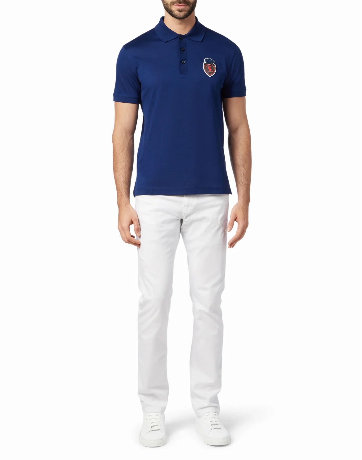 Polo shirt SS Palms, цвет: Синий