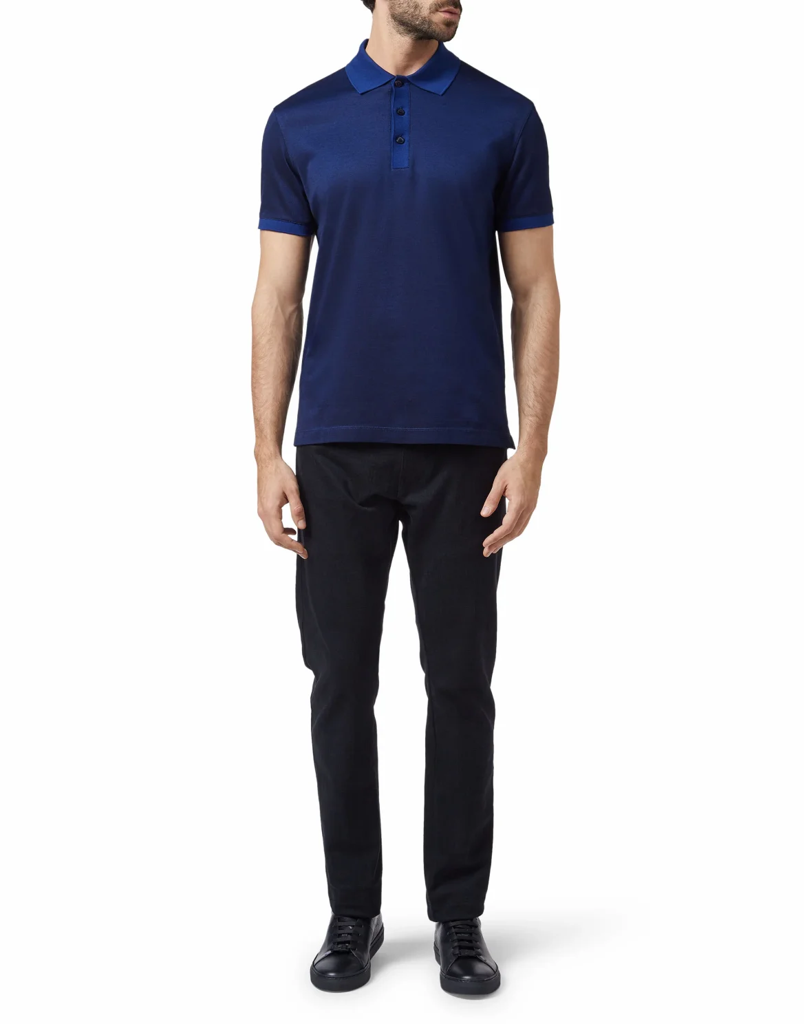 Polo shirt SS Crest, цвет: Синий