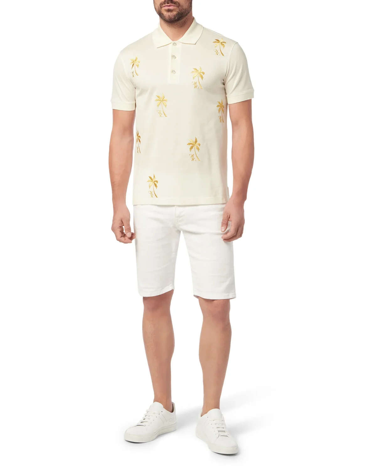 Polo shirt SS Palms, цвет: Белый