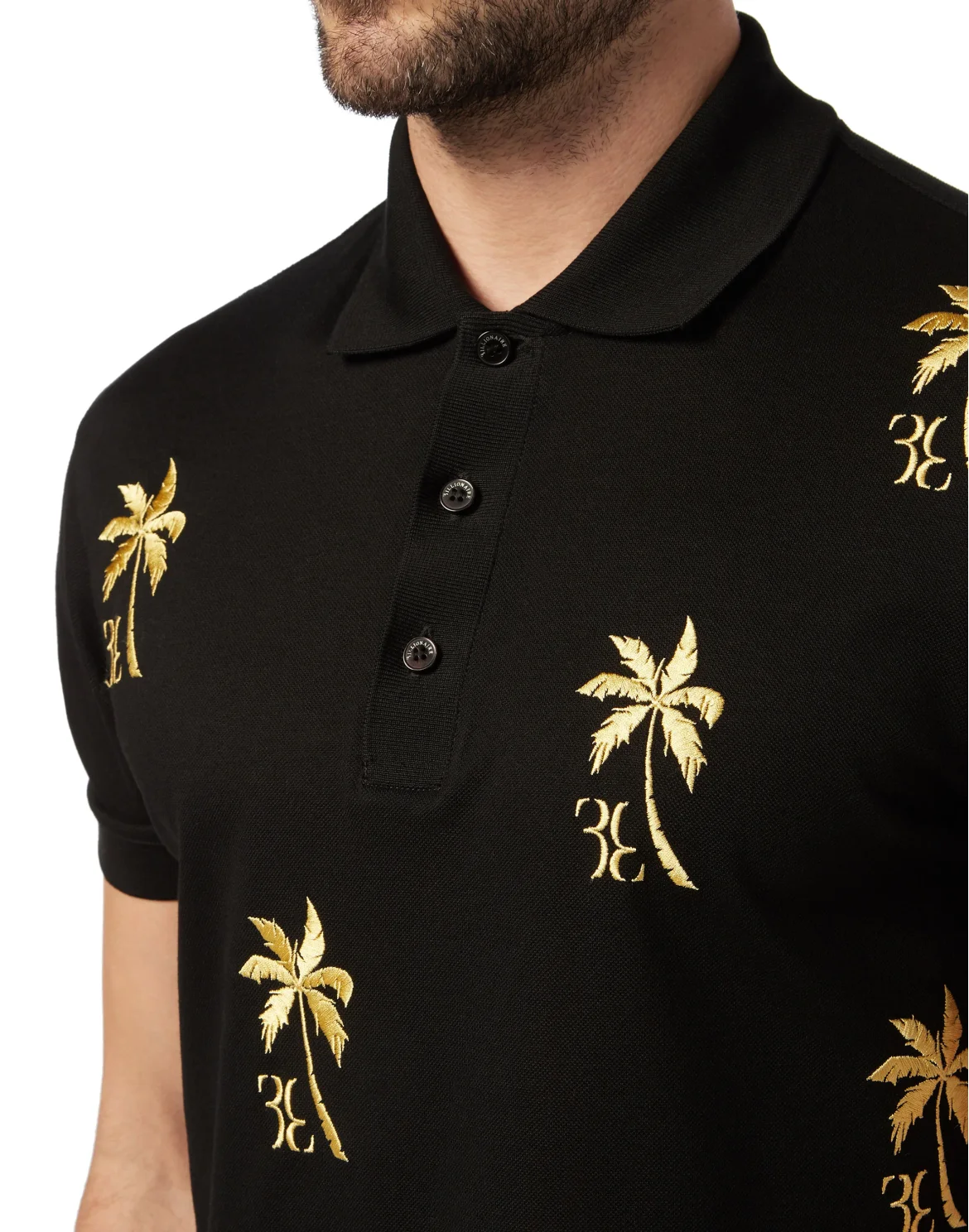 Polo shirt SS Palms, цвет: Черный