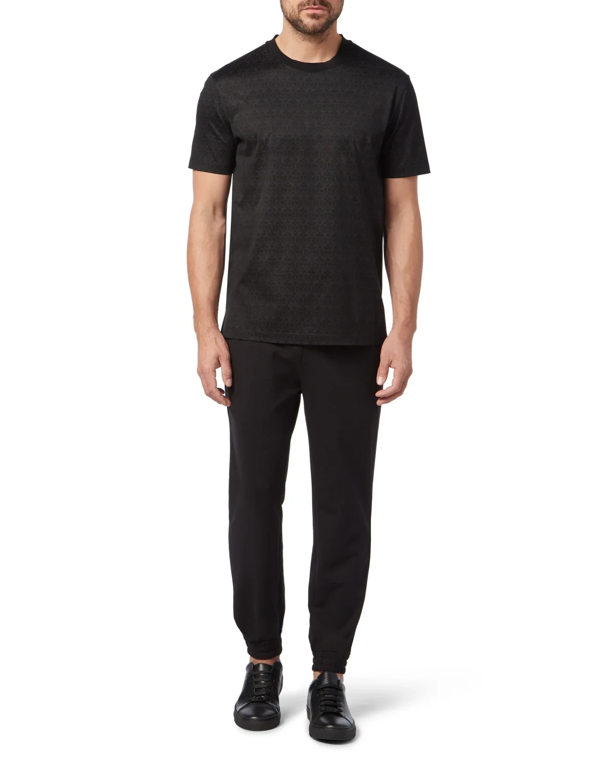 T-shirt Round Neck SS Lion, цвет: Черный