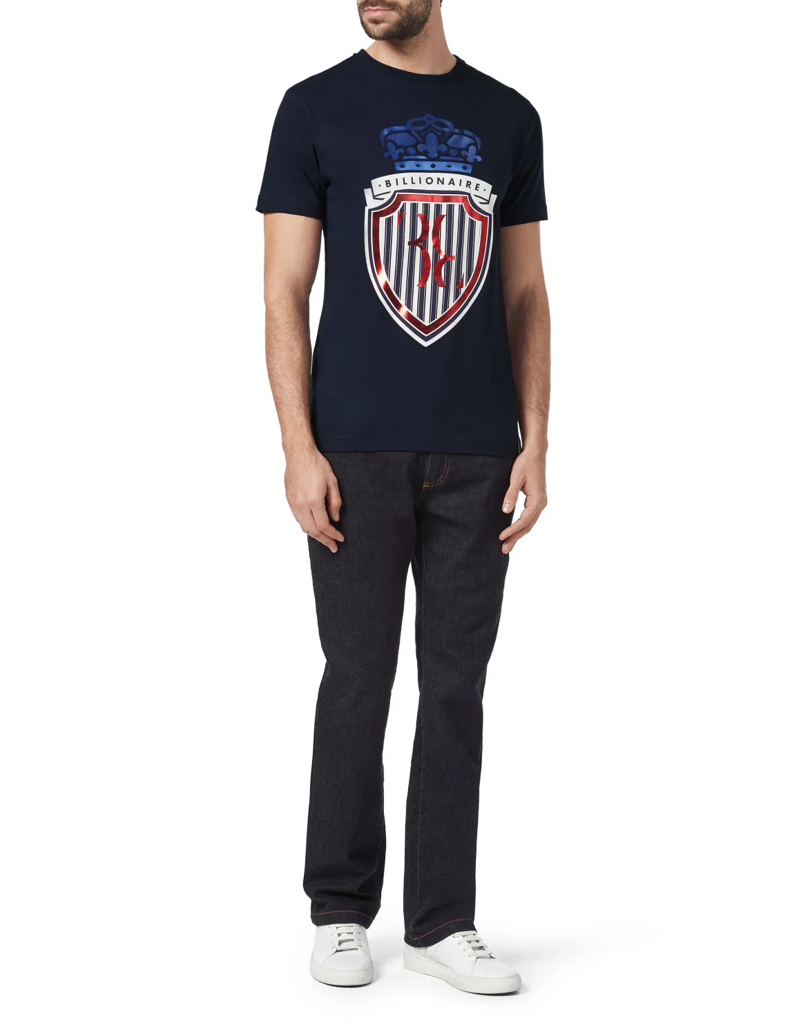 T-shirt Round Neck SS Crest, цвет: Синий