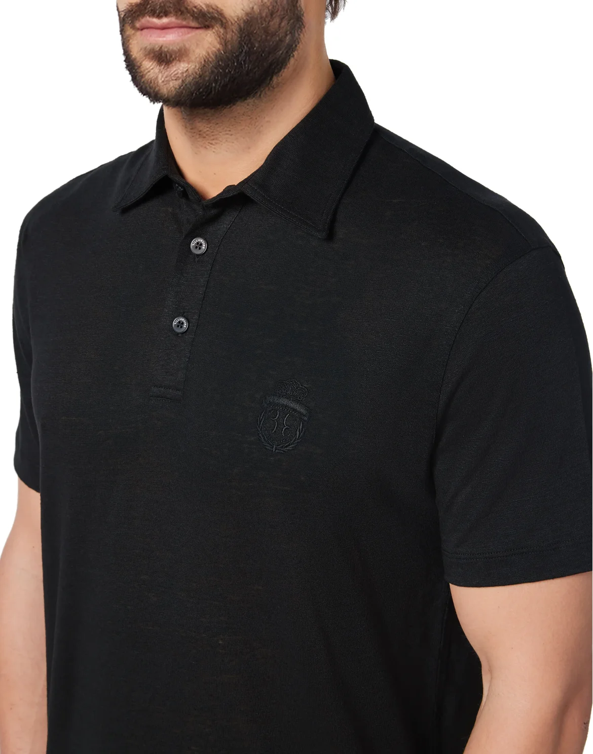 Polo shirt SS Crest, цвет: Черный