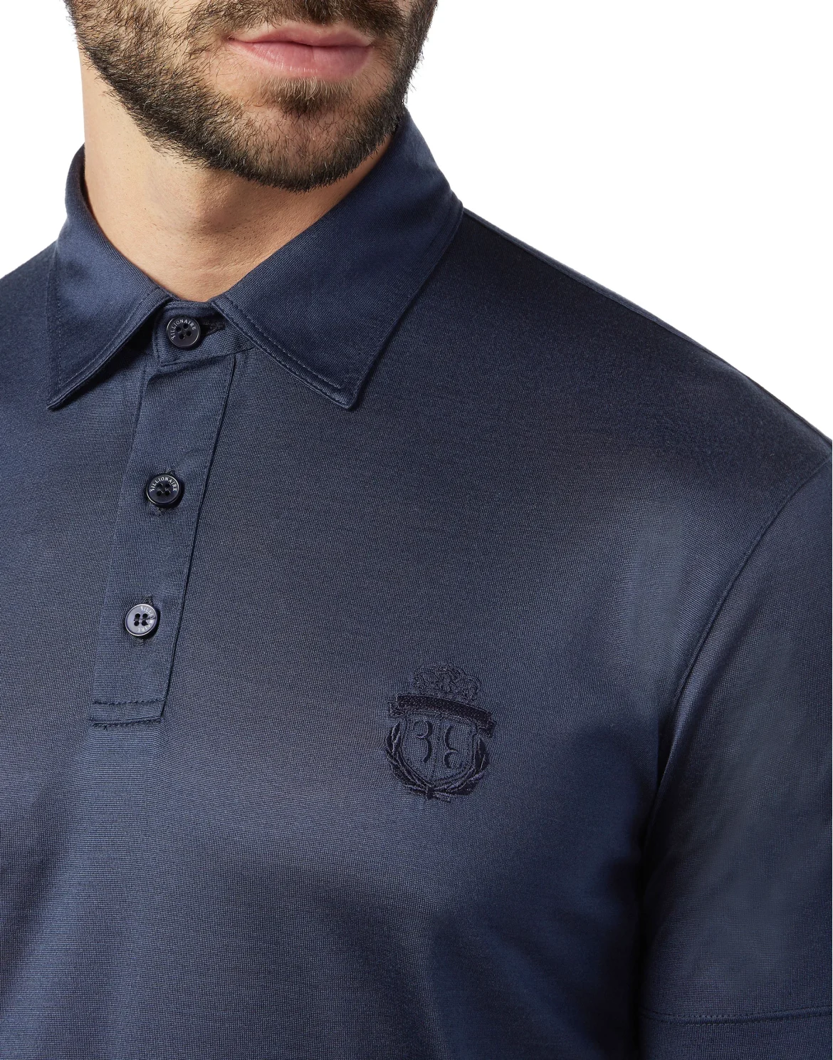 Polo shirt SS Crest, цвет: Синий