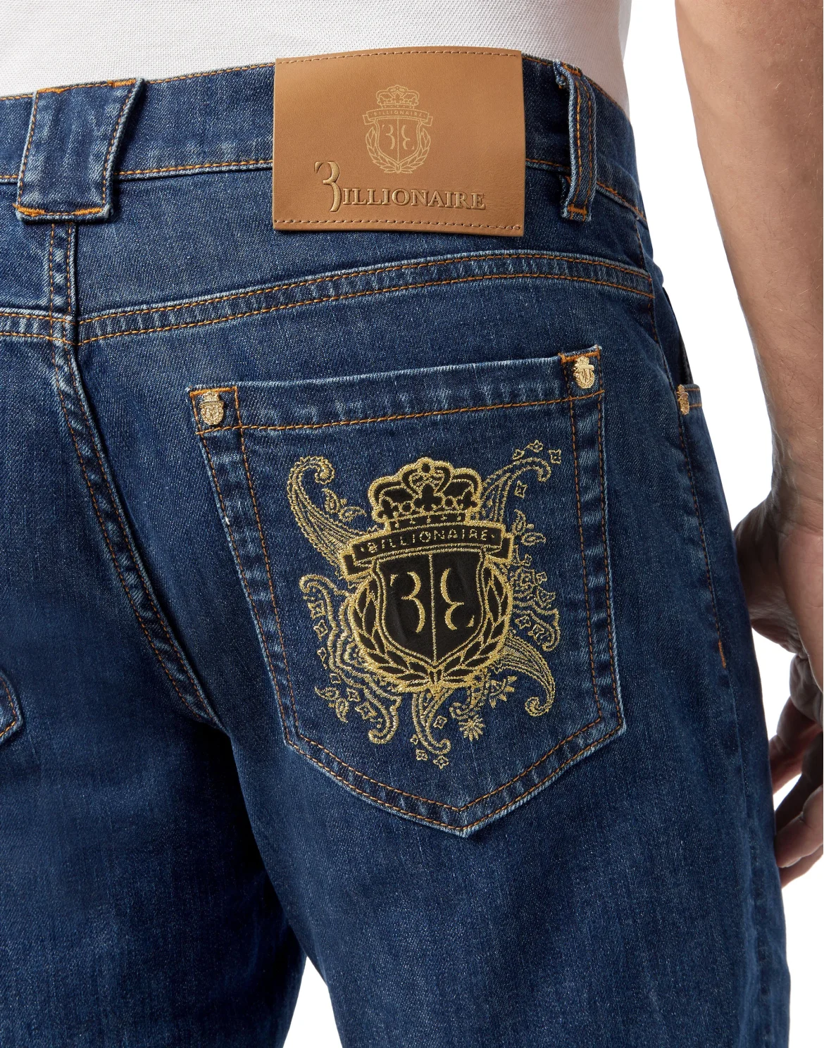 Super Straight Cut Paisley, цвет: Синий