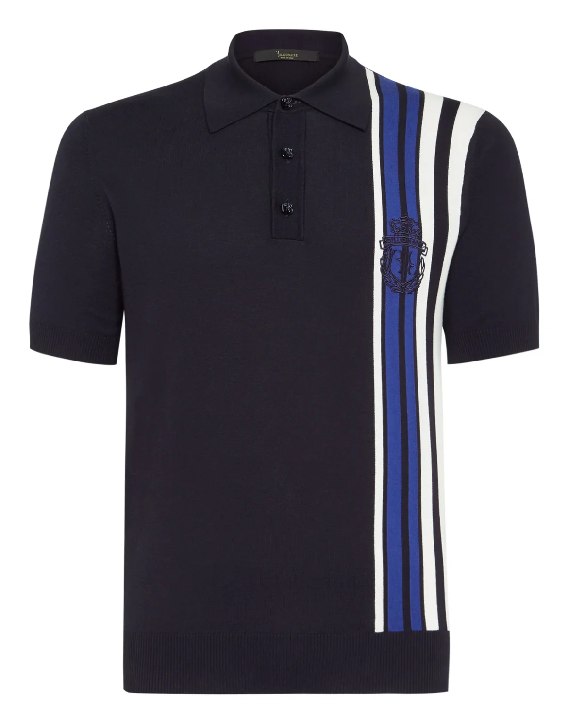 Pullover Polo-Neck SS Stripes, цвет: Синий