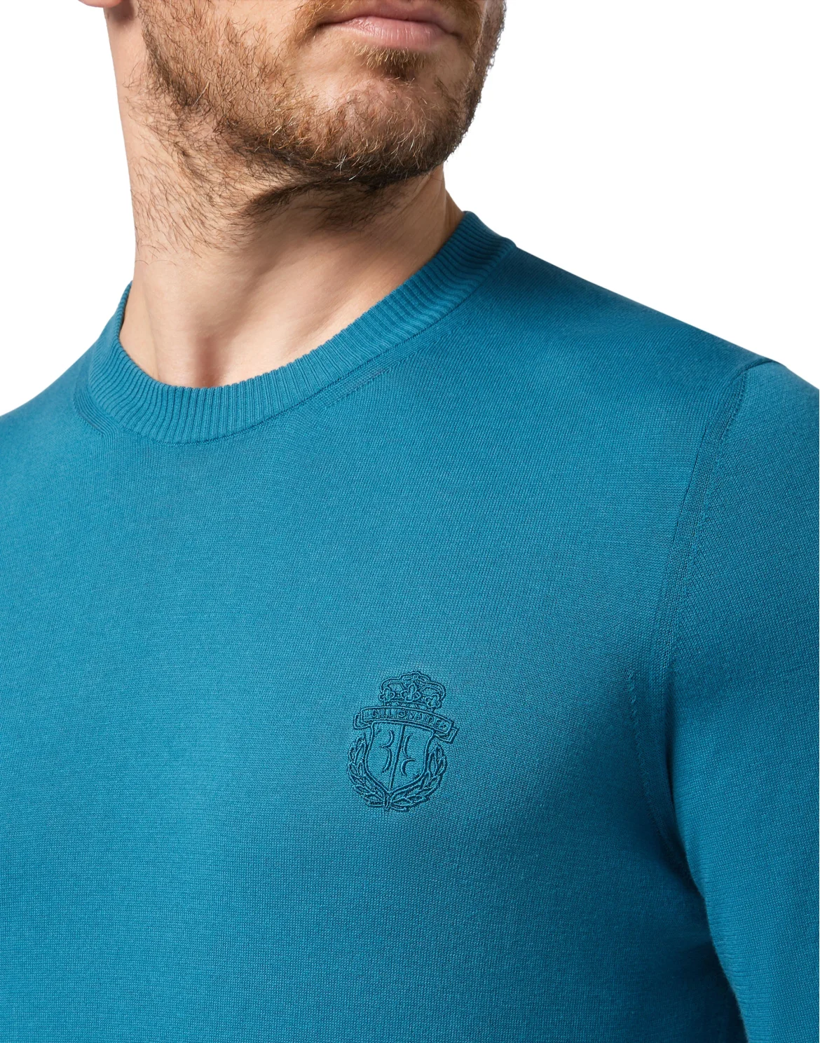 Pullover Round Neck LS Crest, цвет: Синий