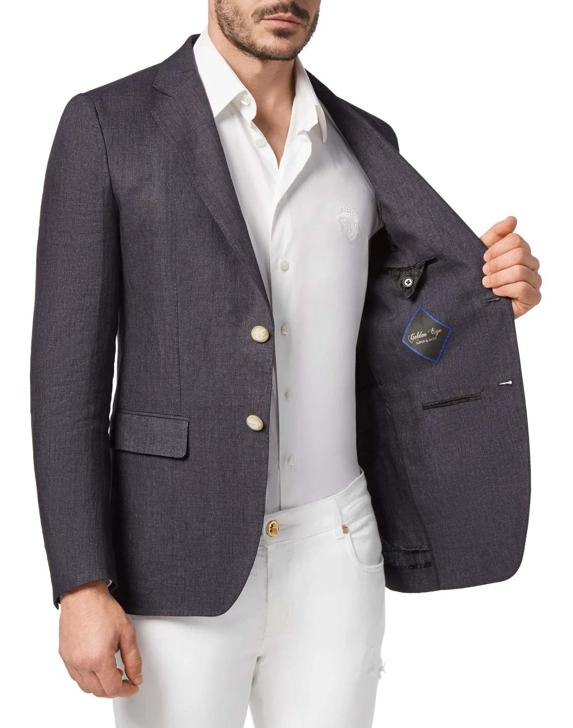 Blazer Super Slim Fit Double B, цвет: Синий