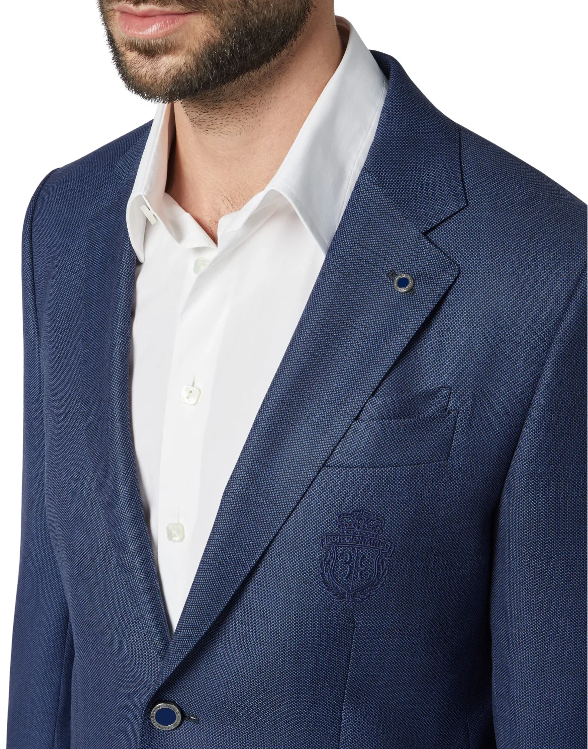 Blazer Tailored Fit Crest, цвет: Синий