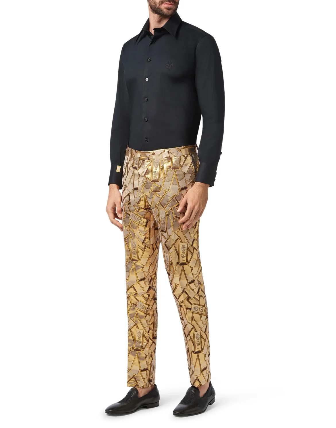 Shirt Silver Cut LS/Milano Crest, цвет: Черный