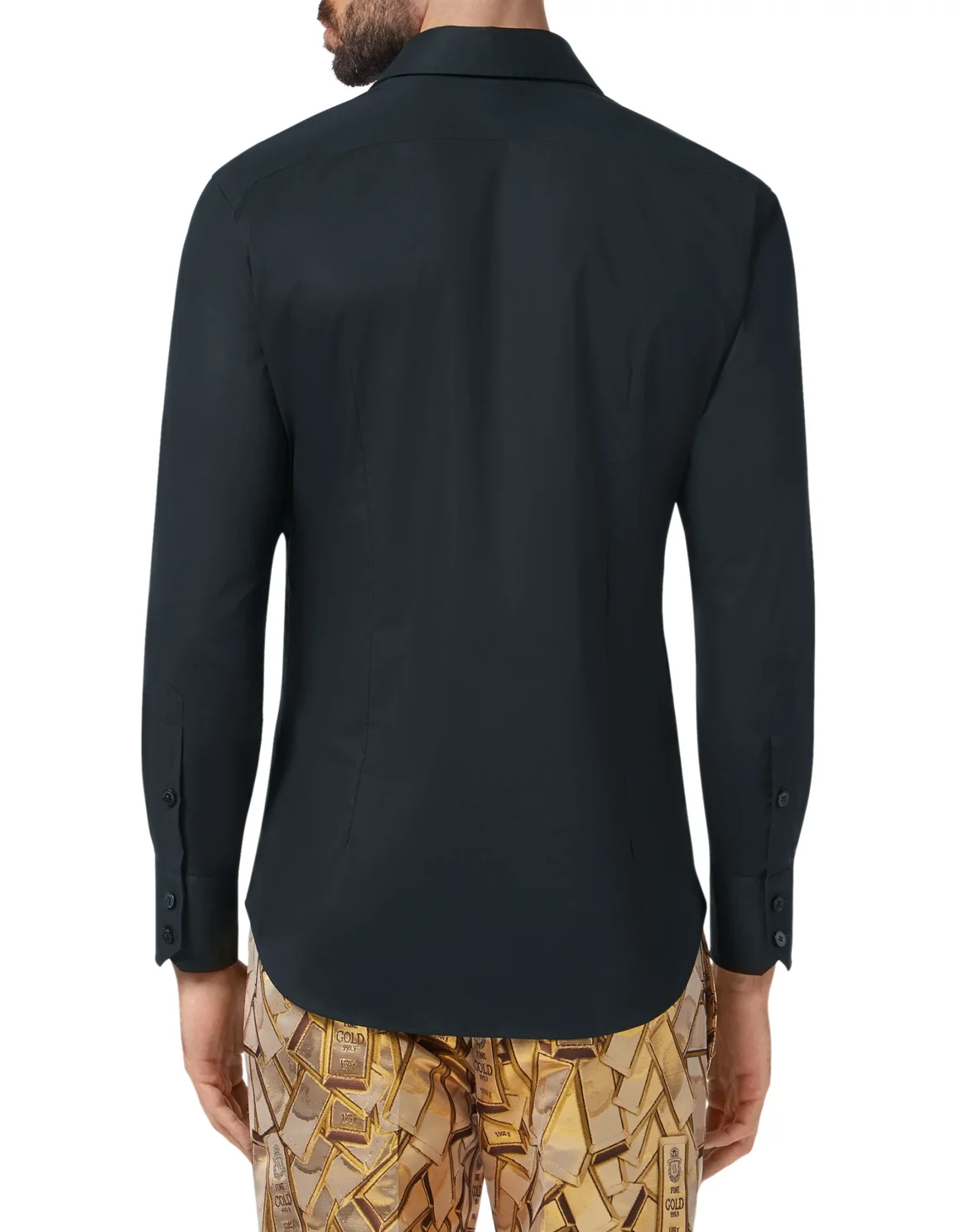 Shirt Silver Cut LS/Milano Crest, цвет: Черный