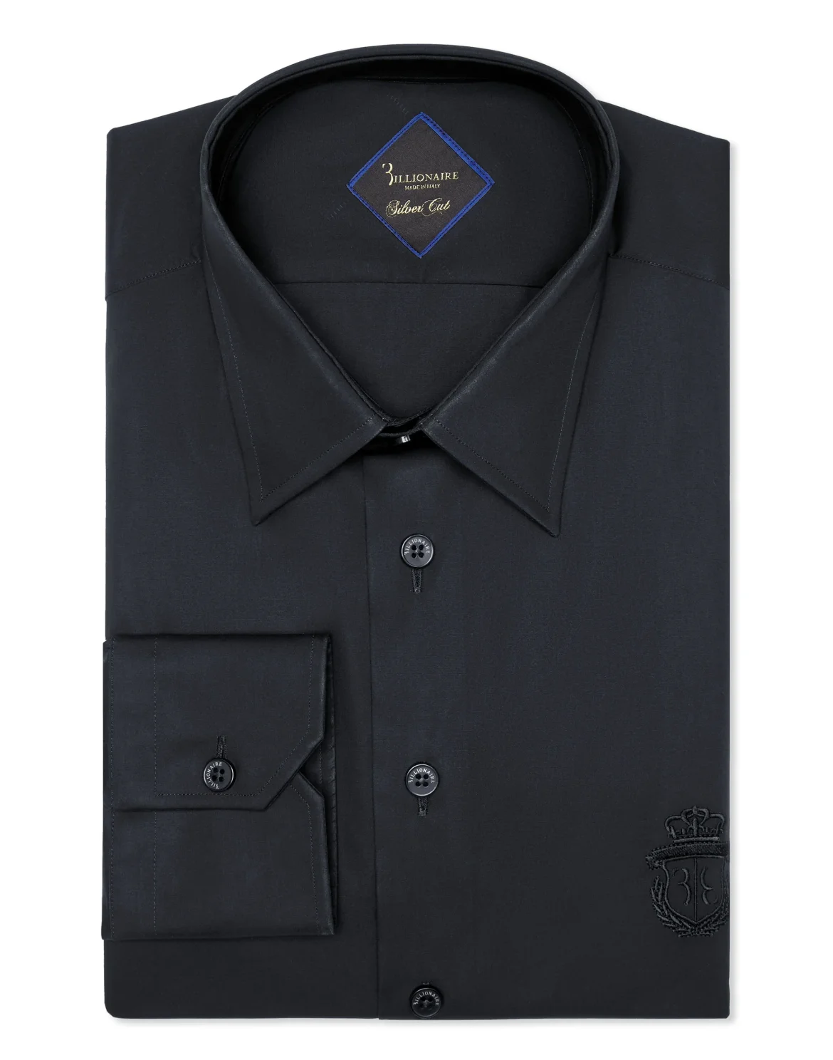Shirt Silver Cut LS/Milano Crest, цвет: Черный