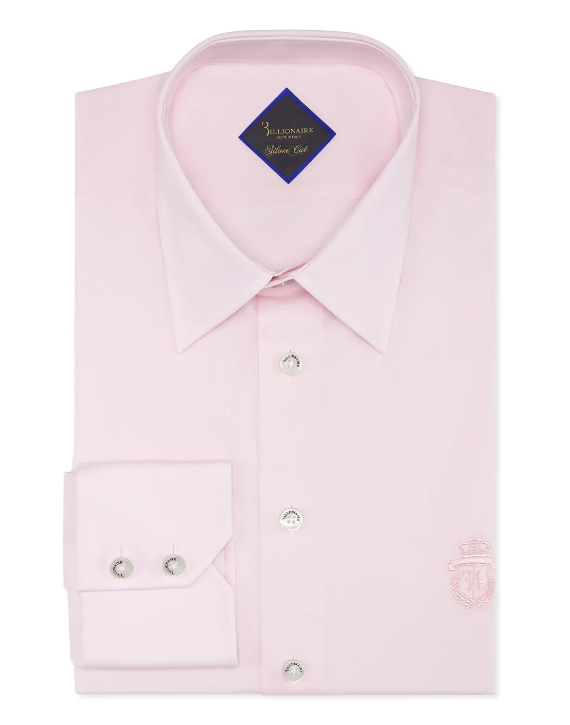 Shirt Silver Cut LS/Milano Crest, цвет: Розовый