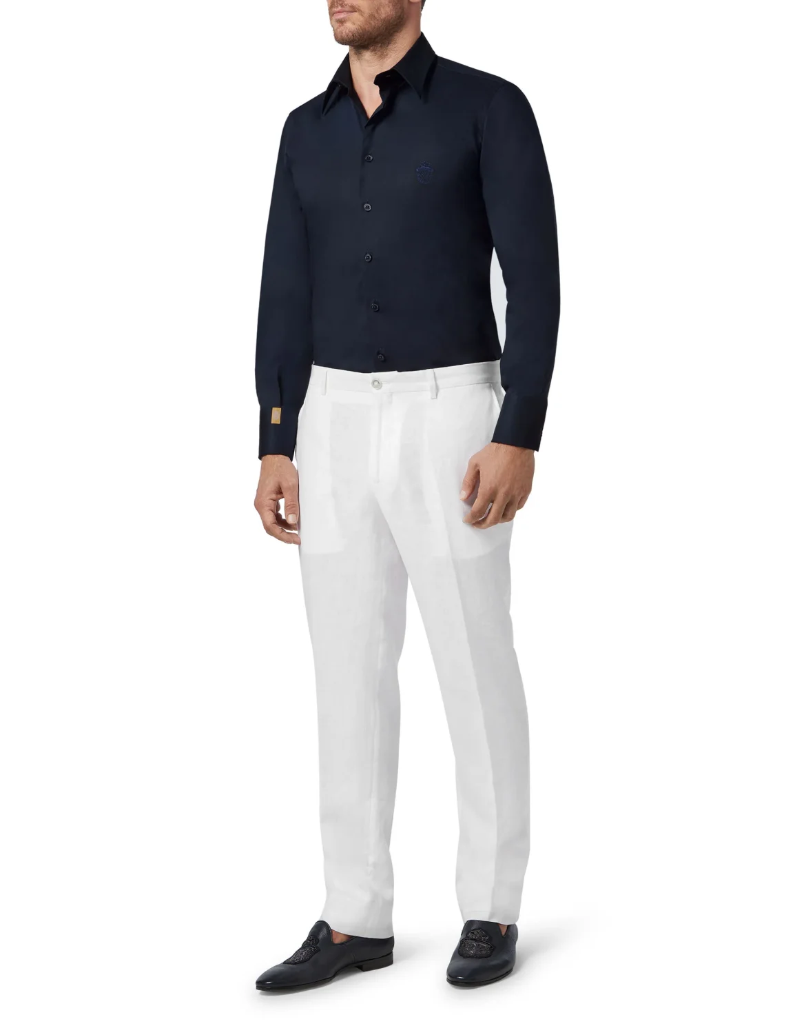 Shirt Silver Cut LS/Milano Crest, цвет: Синий