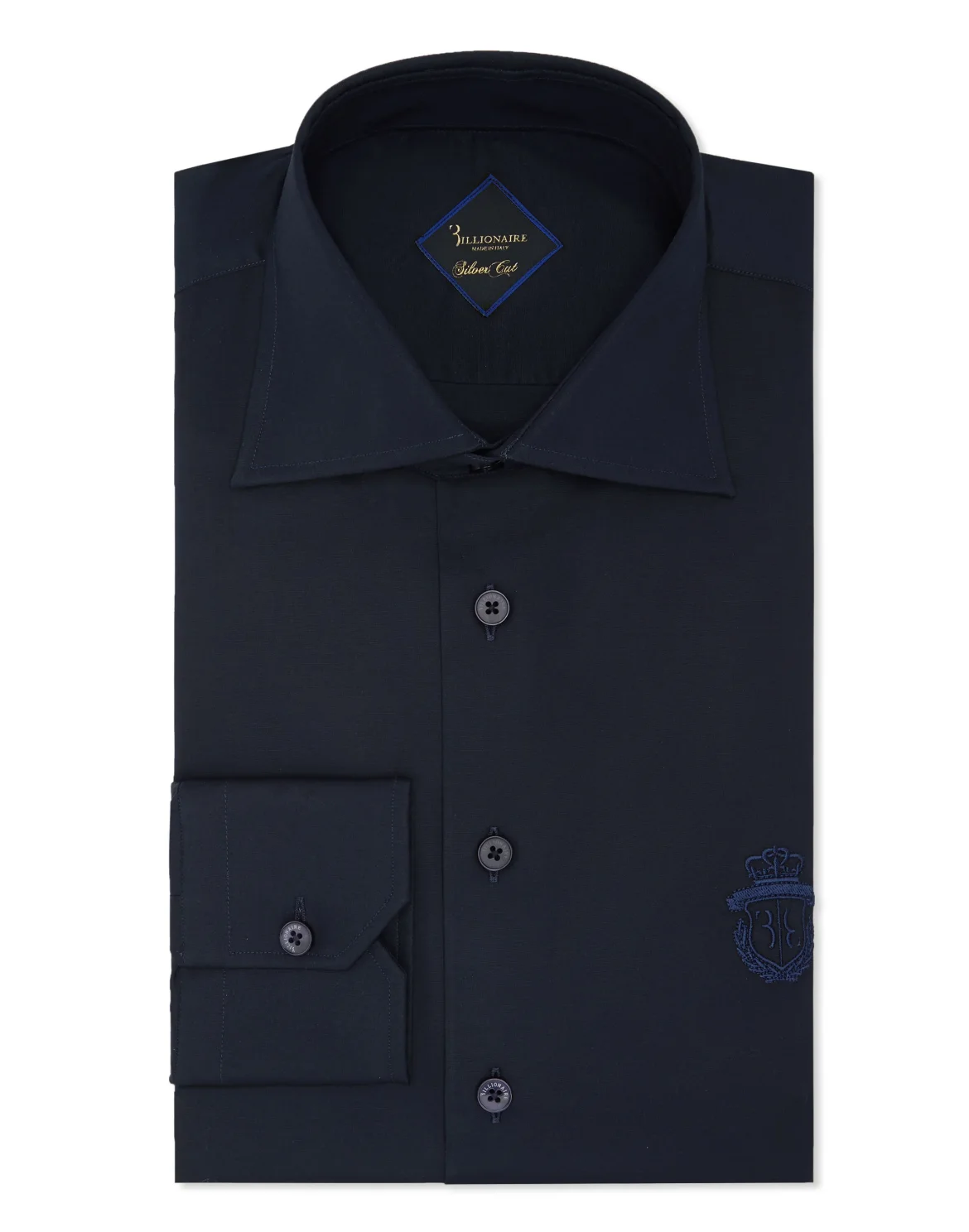 Shirt Silver Cut LS/Milano Crest, цвет: Синий