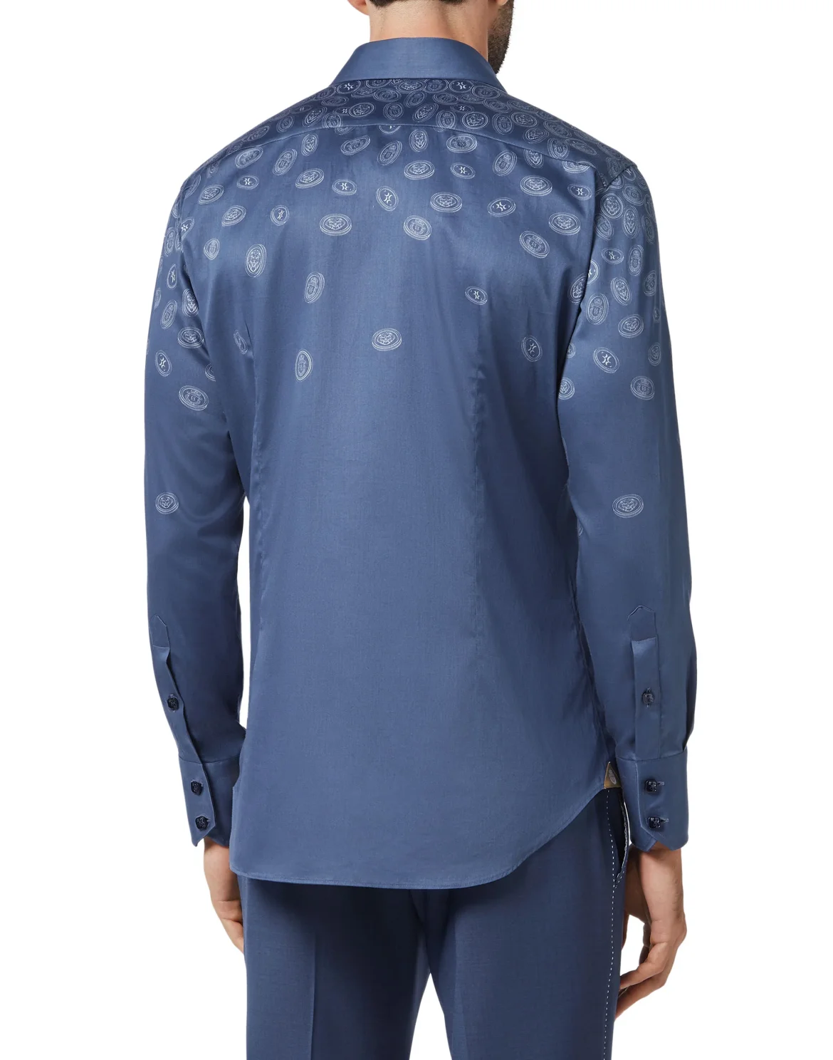 Shirt Silver Cut LS/Milano Gold, цвет: Синий