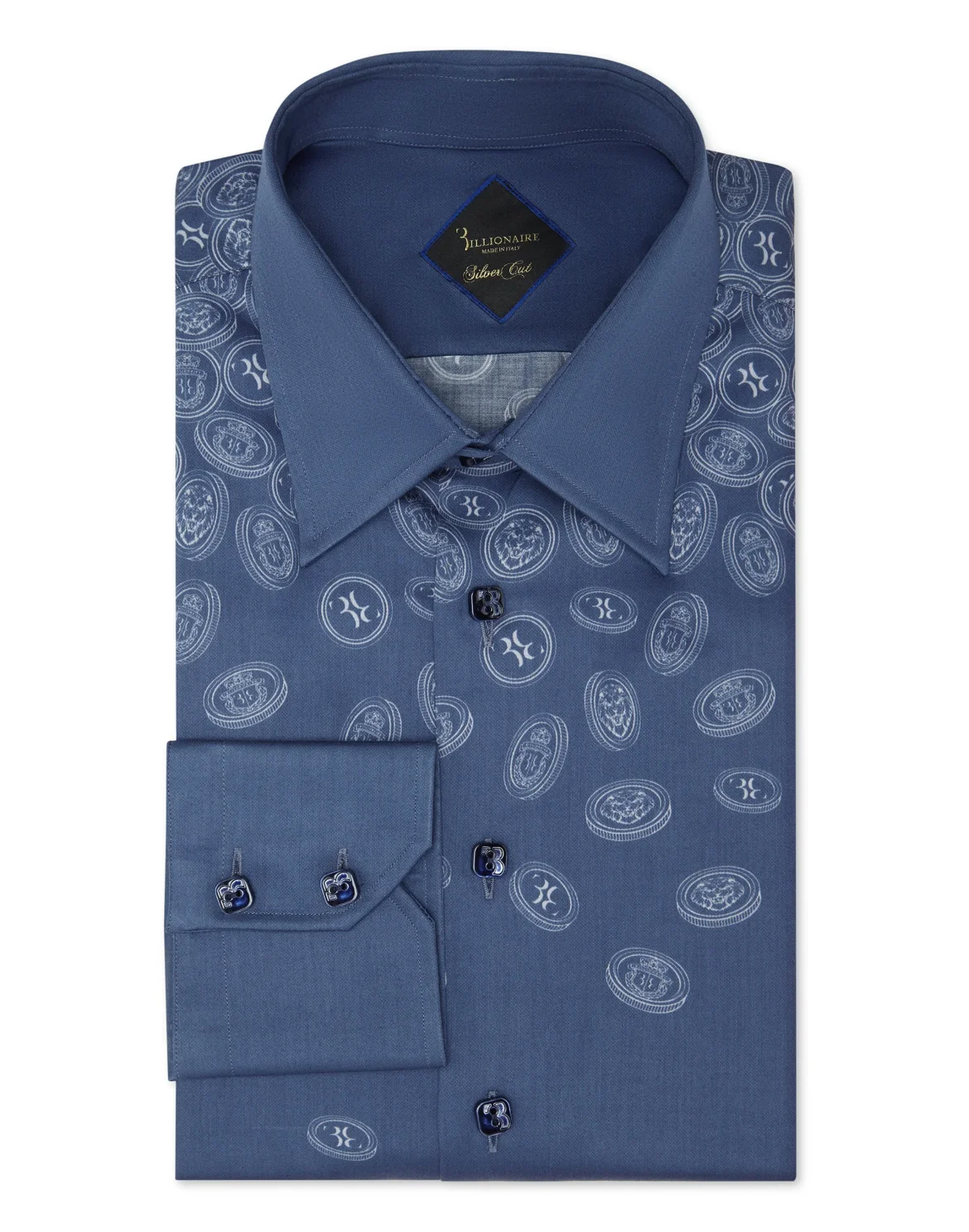 Shirt Silver Cut LS/Milano Gold, цвет: Синий