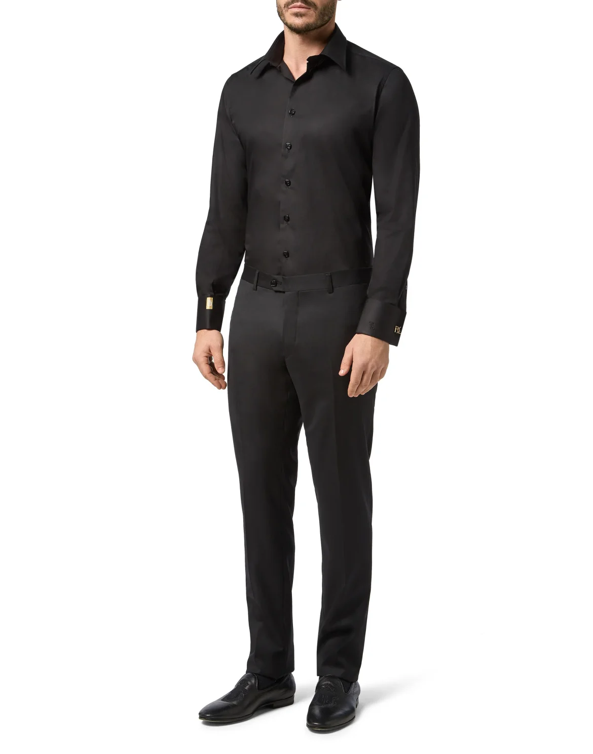 Shirt Gold Cut LS/Milano Elegant, цвет: Черный
