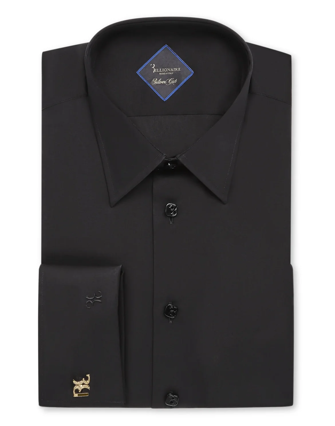 Shirt Gold Cut LS/Milano Elegant, цвет: Черный