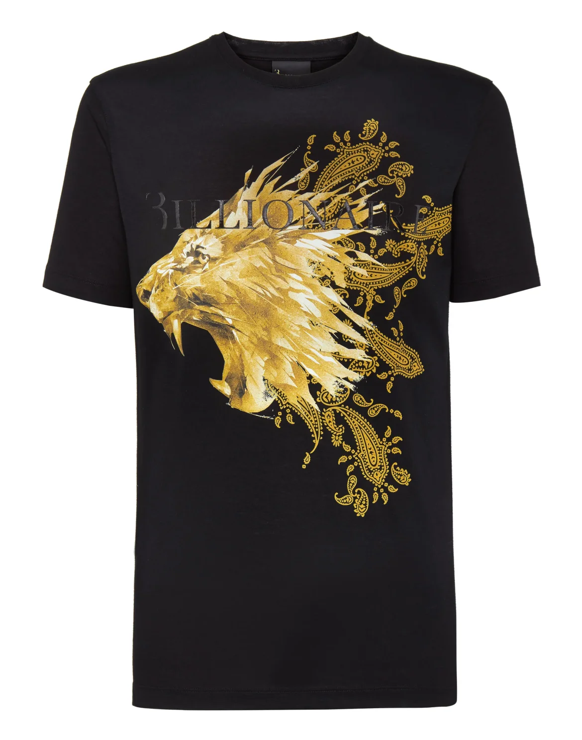 T-shirt Round Neck SS Lion, цвет: Черный